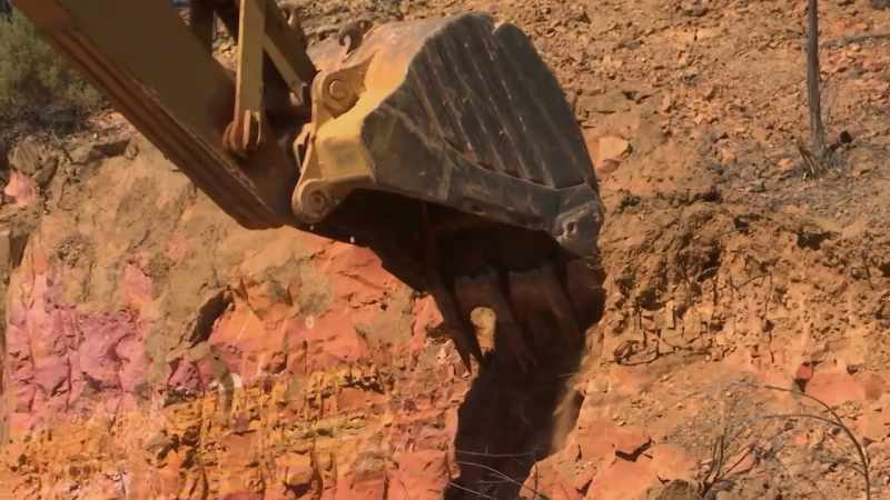 To not break any opal, he needs to go gently
