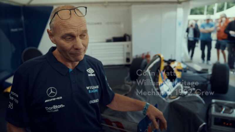 To see Nigel driving the car again