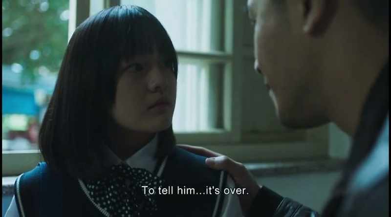 To tell him... it's over