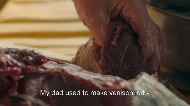 To tenderize the venison