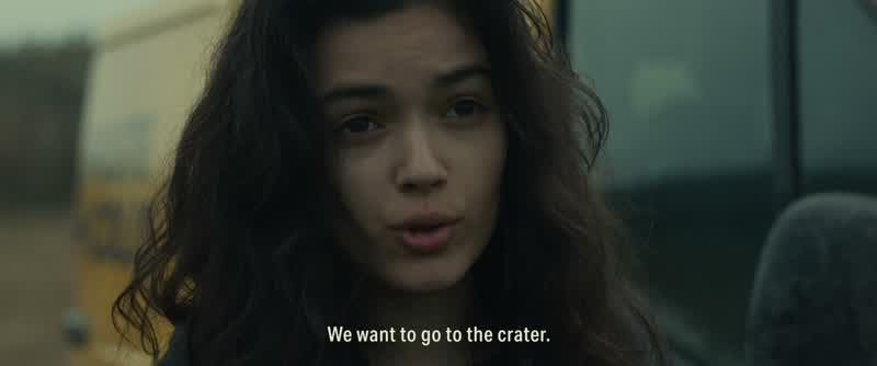 To the crater?