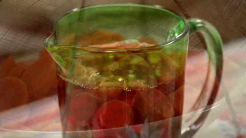To wash it all down, ...Spanish fruit wine