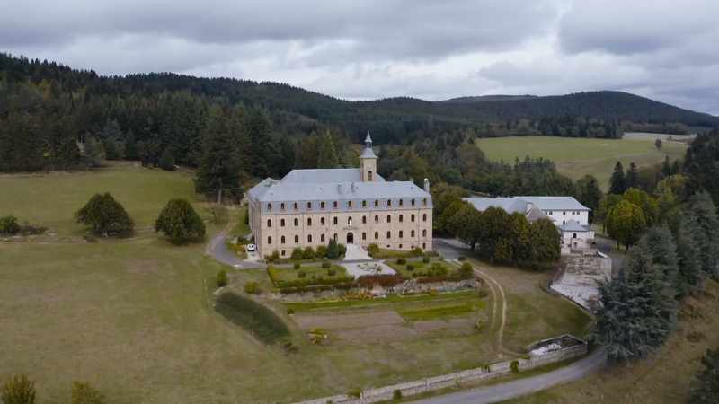 Today, a handful of monks still live here