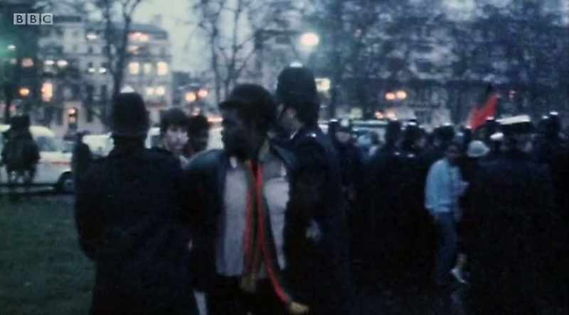 Today, Black groups staged a protest march to Blackfriars Bridge