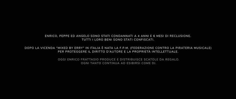 TODAY ENRICO FRATTASIO MAKES AND DISTRIBUTES GIFT BOXES