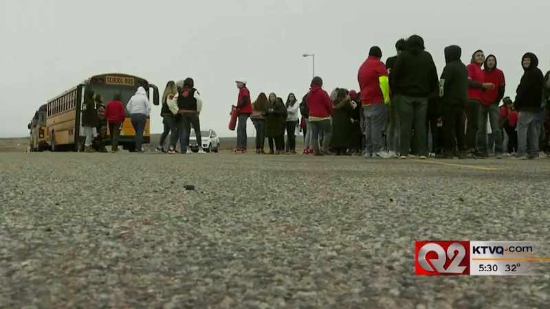 Today, Hardin High students rallied together