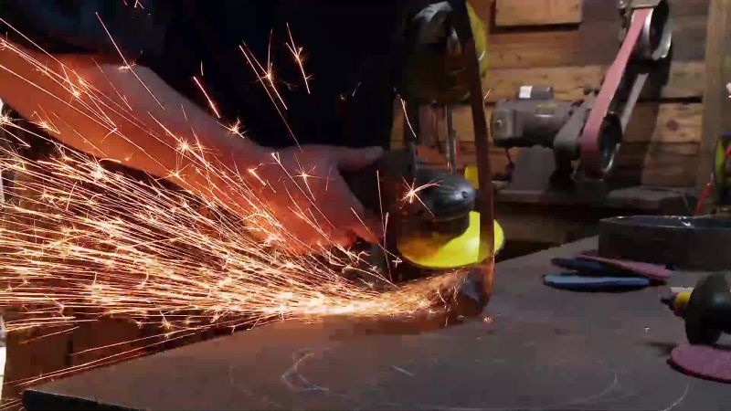 Today I'm actually gonna use my angle grinder