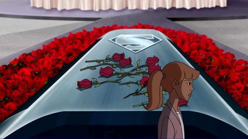 Today Superman's funeral was viewed