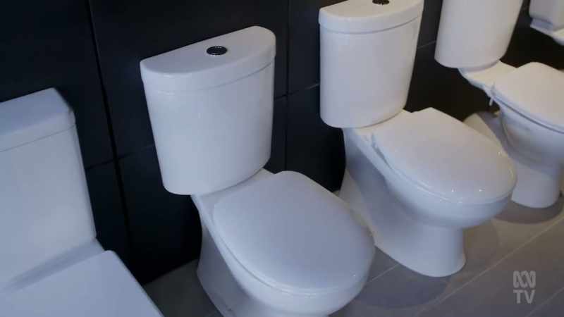 Today's sleekly optimised toilets