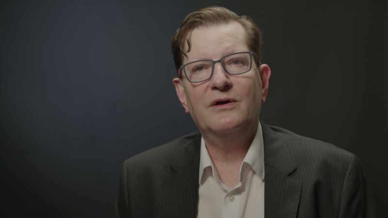 Tom Hanks plays a young lawyer who develops AIDS