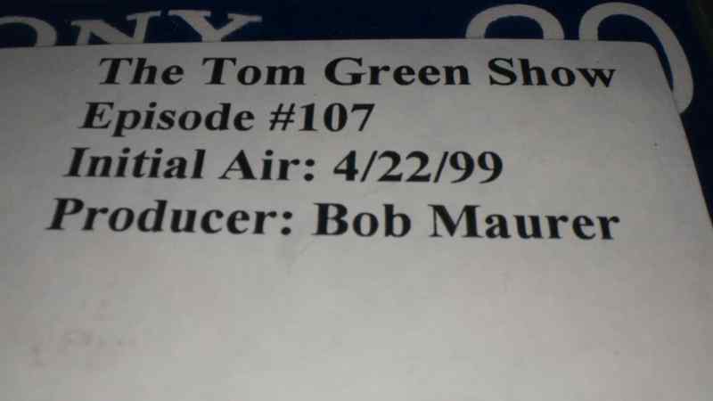 [Tom] The Tom Green Show, episode one