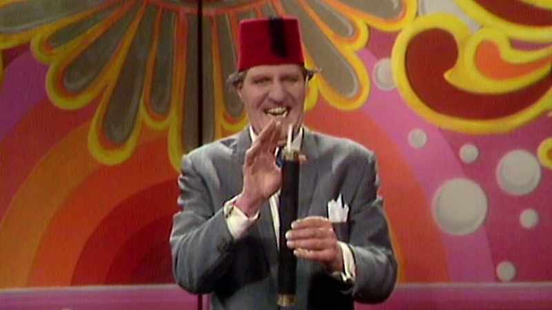 Tommy Cooper's blend of magic and comedy was unique