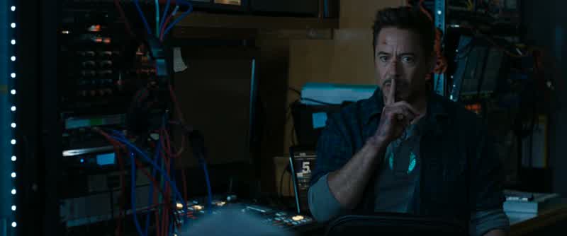 Mom I need to call you back Something magical is happeningTony Stark is in my van Keep it down