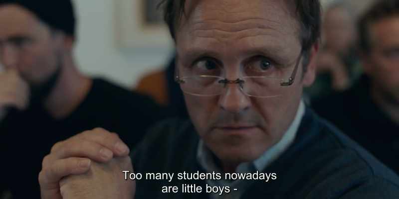 Too many students nowadays are little boys