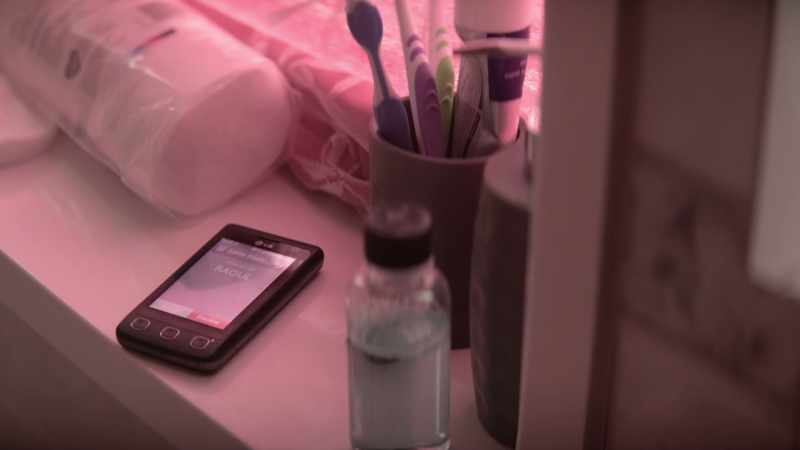 [ Toothbrush scraping ]