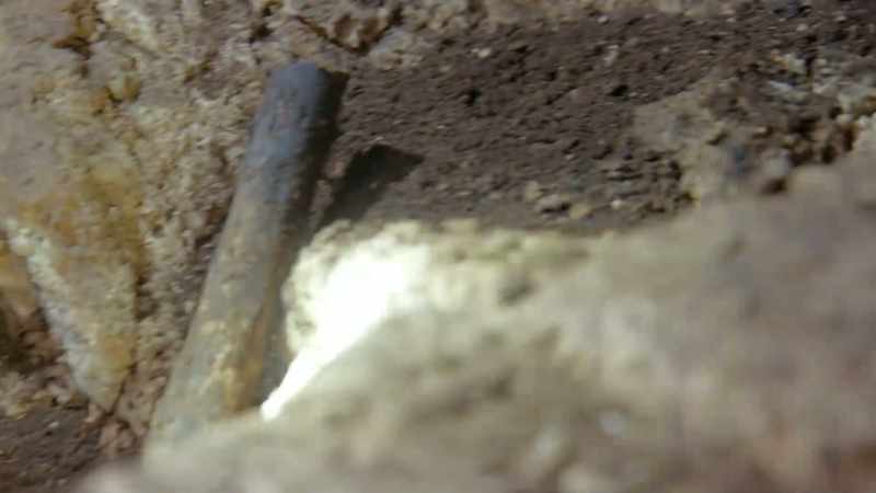 Torches, discarded by the ancient Maya