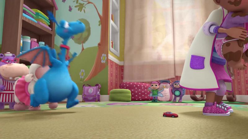 ( toys exclaiming )