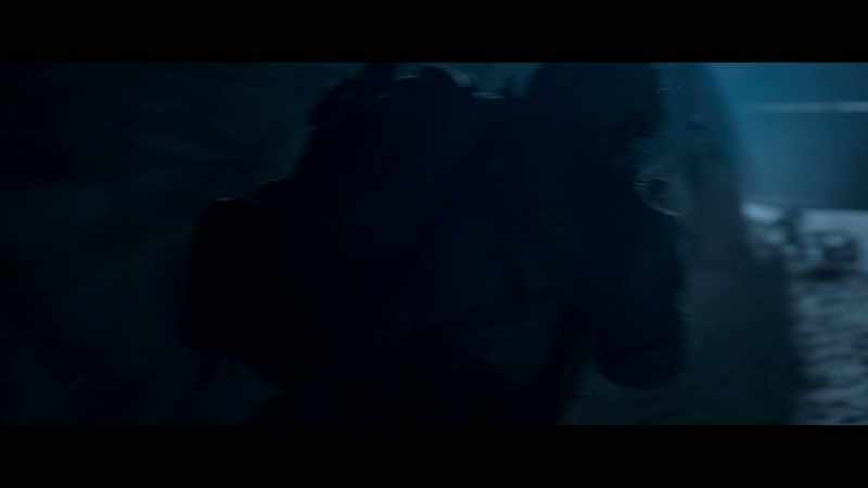 Tracks in the snow. Someone's here. - Go, go, go