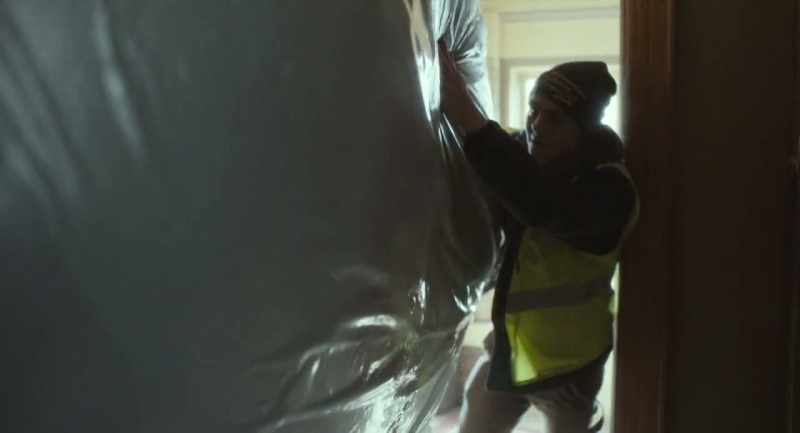 [Tracy] Clayton, get your ass down here and help with this mattress!