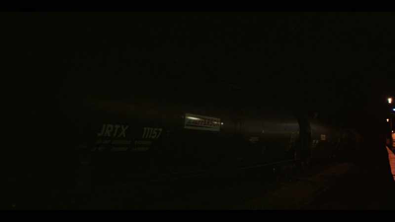 [Train bell clanging]