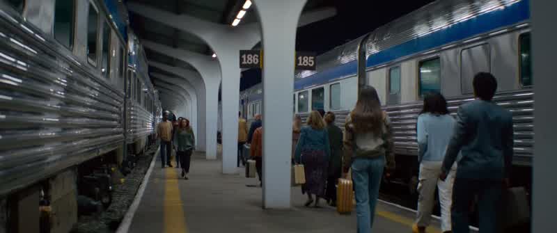 Train delay on Platform 186