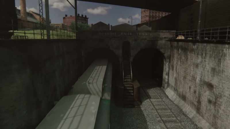 (train rattles loudly)
