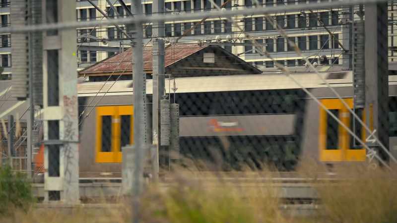 [Train rattles]