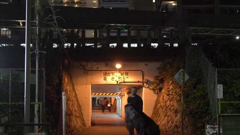 (train running)