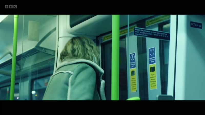TRAIN SHUDDERS SHE GASPS