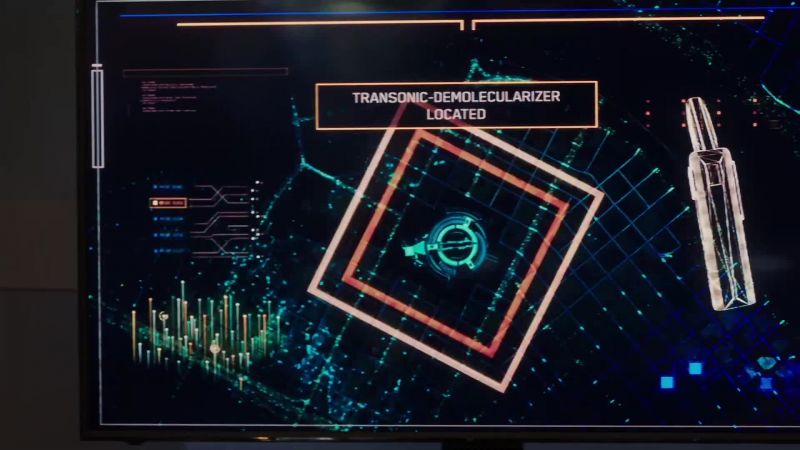 TRANSONIC-DEMOLECULARIZER LOCATED