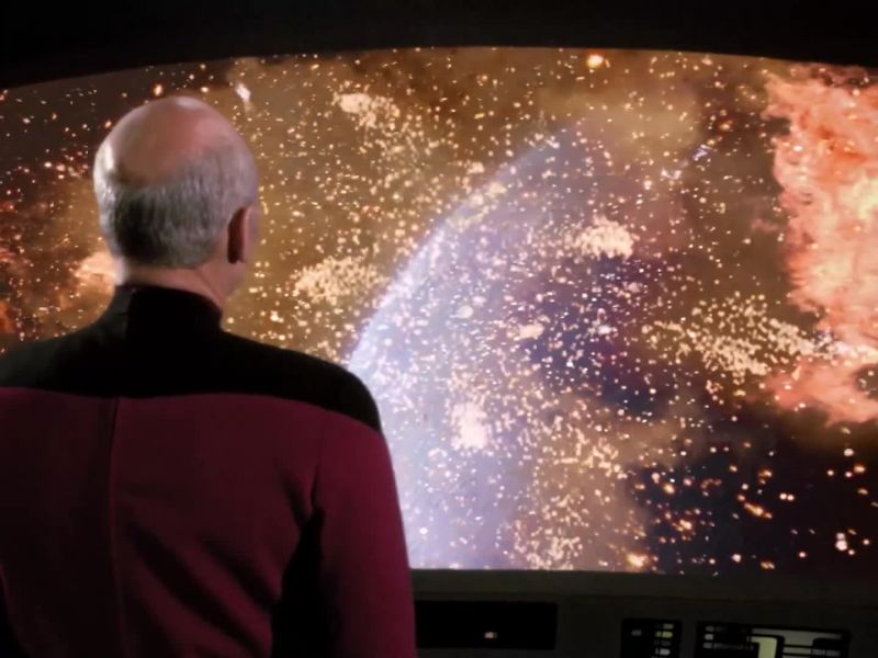 Transporter Room, is Commander Riker aboard?