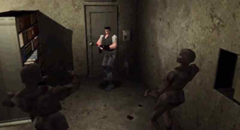 Trapped in a sinister mansion infested with zombies