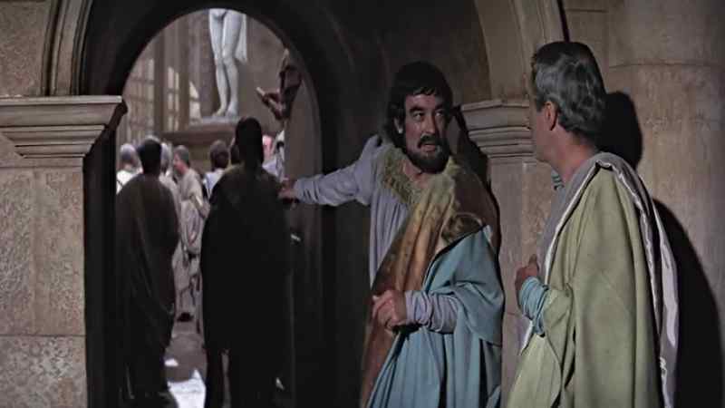 Trebonius knows his time. For, look you, Brutus