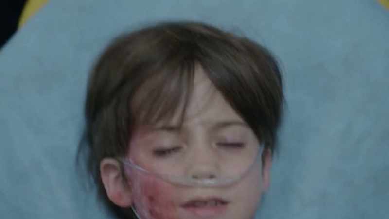 Trevor McIntire, seven years old
