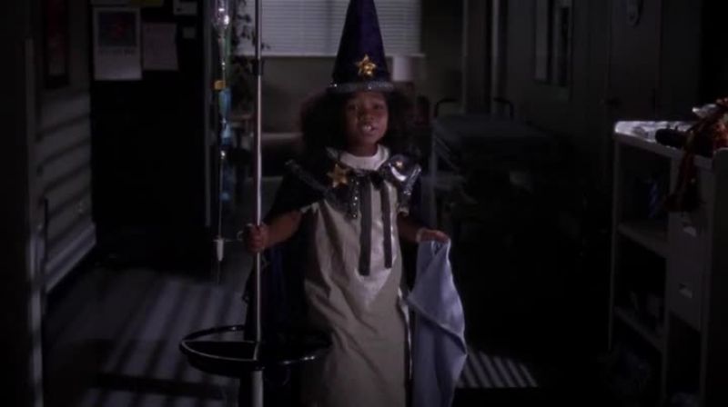 Trick or treat. (gasping loudly)