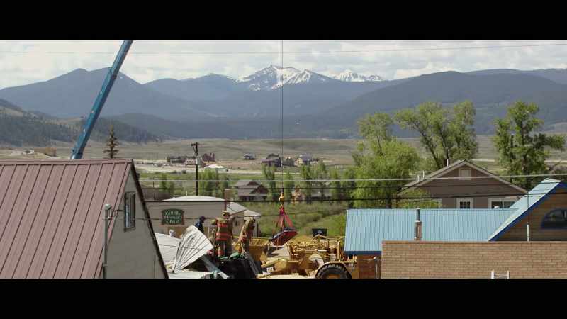 [Trisha] We all rode the sleds up