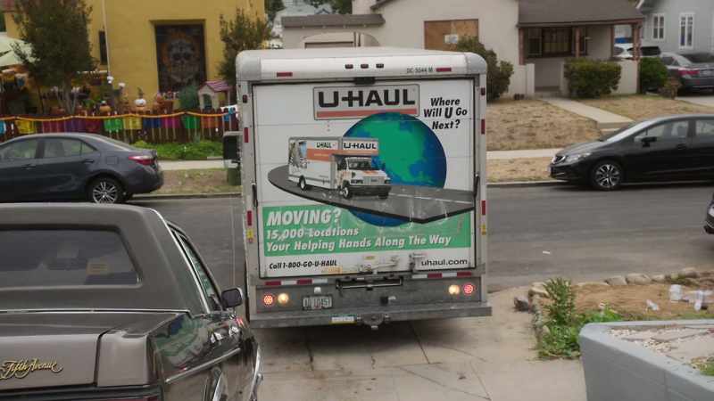 [truck beeping]