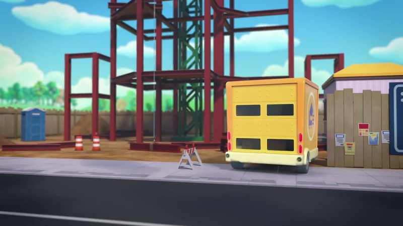 [Truck beeping]