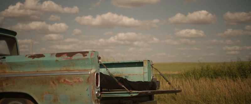 (truck door closes)