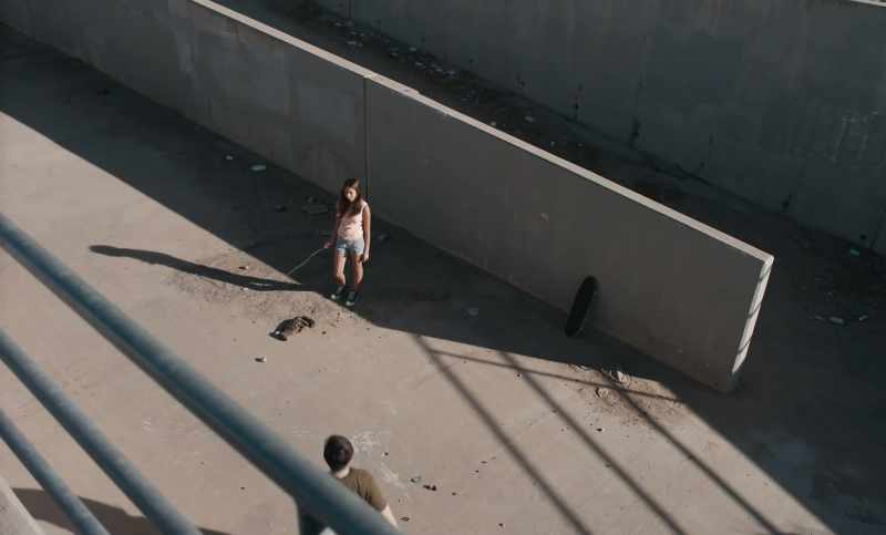 [truck drives by]