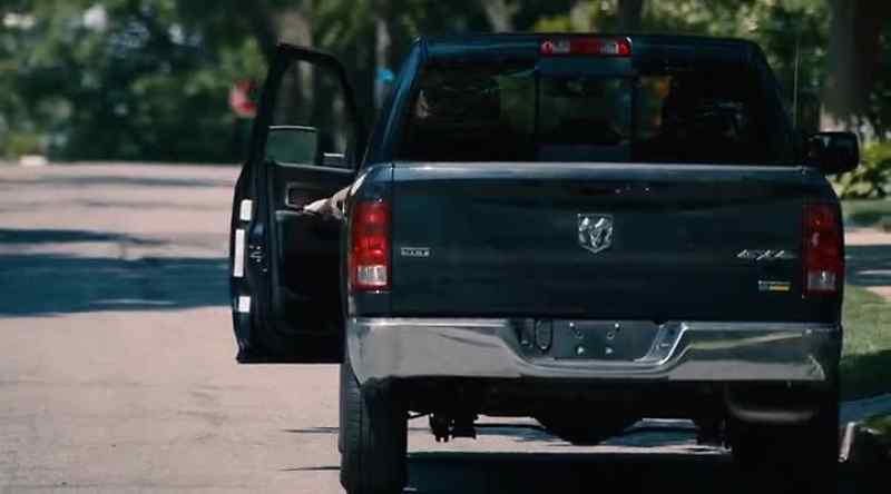 [Truck engine turns over] - Hey!