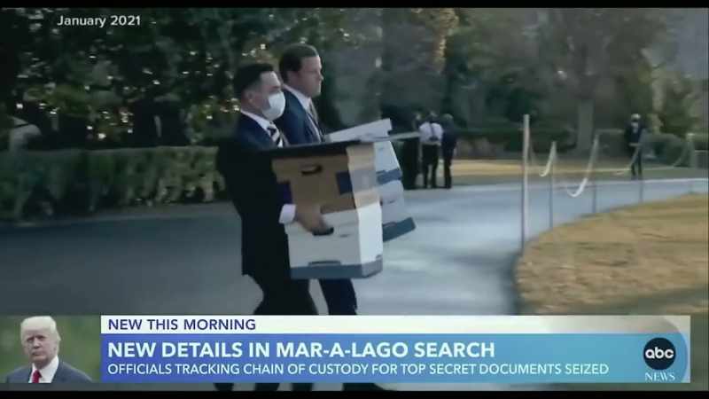 Trump takes documents from the White House to Mar-a-Lago