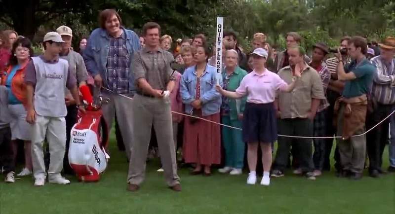 Trying to reach the green from here