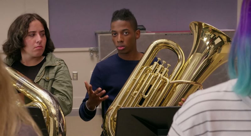 Tuba. Come on, tuba, get it together