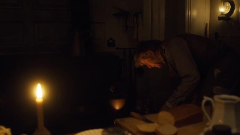 [tumbling down stairs] -[Marilla crying out]