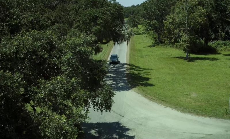 Turn left at the stop sign