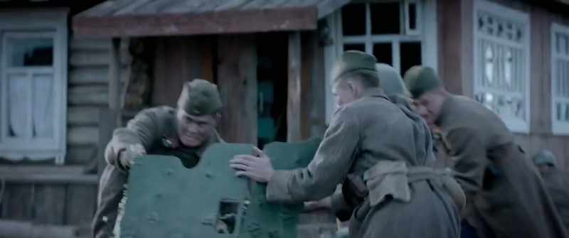 Turn the gun to face the bridge! - Mount up!
