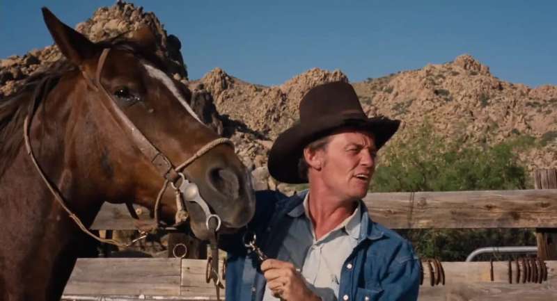 Turn that thing off You're making my horse skittish