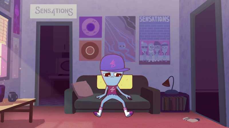 [TV clicks on]
