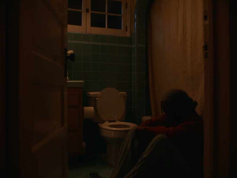 [TV continues playing in other room]